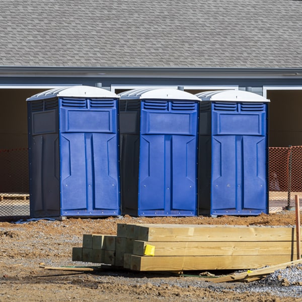 are there any restrictions on where i can place the portable restrooms during my rental period in Cooper MO